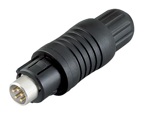 插图 99 4913 00 05 - Push Pull 直头针头电缆连接器, 极数: 5, 3.5-5.0mm, 可接屏蔽, 焊接, IP67