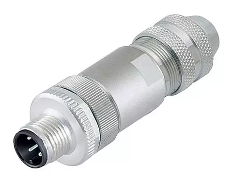 插图 99 3729 810 04 - M12 直头针头电缆连接器, 极数: 4, 6.0-8.0mm, 可接屏蔽, 螺钉接线, IP67, UL