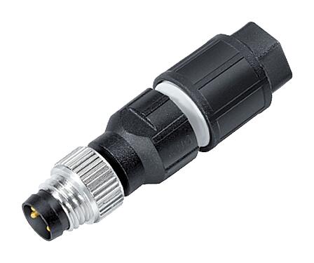 일러스트 99 3379 550 03 - M8 케이블 커넥터, 콘택트 렌즈: 3, 2.5-5.0mm, 차폐되지 않음, IDC, IP67, UL