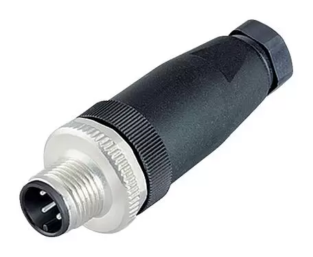 插图 99 0437 15 05 - M12 直头针头电缆连接器, 极数: 5, 4.0-6.0mm, 非屏蔽, 螺钉接线, IP67, UL