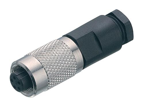 插图 99 0402 00 02 - M9 直头孔头电缆连接器, 极数: 2, 3.5-5.0mm, 非屏蔽, 焊接, IP67