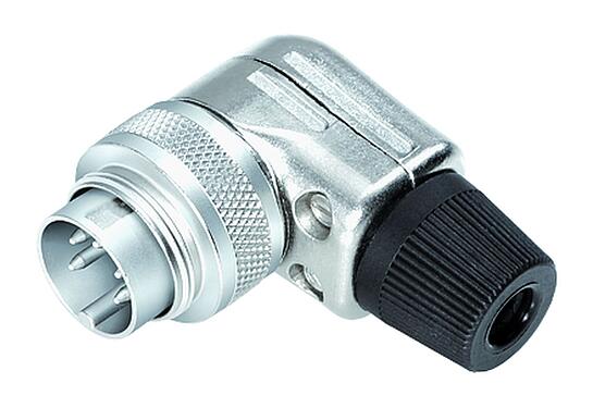 Illustration 99 0145 10 07 - M16 Male angled connector, Contacts: 7 (07-a), 4.0-6.0 mm, shieldable, solder, IP40