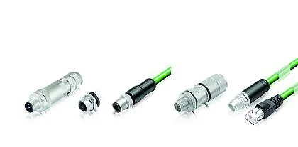 M12-D编码连接器 - 自动化技术