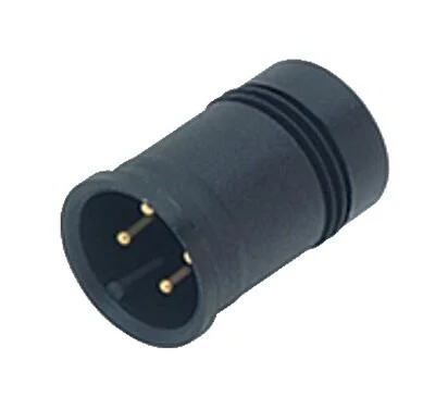 Illustration 09 0431 70 04 - M12 Male receptacle, Contacts: 4, unshielded, solder, IP67