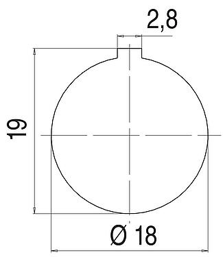 安装说明 99 0619 00 06 - 卡扣式 针头法兰座, 极数: 6, 非屏蔽, 焊接, IP40