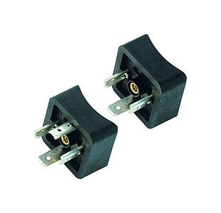 Automation Technology - Solenoid Valve Connectors--Male power connector, contacts angled inwards_263_4_3-2