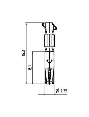 比例图 61 0798 098 00 - M16 IP40 / M16 IP67 / 卡口式HEC - 插座式触点，50个单品；423/425/581/680/682/696/723系列。