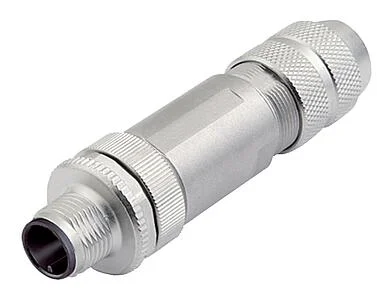 Automation Technology - Data Transmission--Male cable connector_713_1_KS_met_crimp