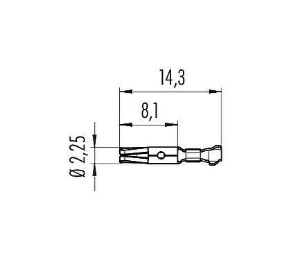 比例图 61 0797 098 00 - M16 IP40 / M16 IP67 / 卡口式HEC - 插座式触点，50个单品；423/425/581/680/682/696/723系列。