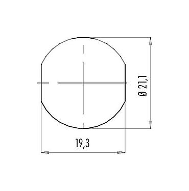 Assembly instructions / Panel cut-out 09 4840 15 14 - Push Pull Female panel mount connector, Contacts: 14, unshielded, solder, IP67