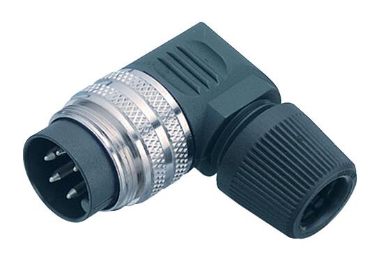 Illustration 09 0161 72 14 - M16 Male angled connector, Contacts: 14 (14-b), 6.0-8.0 mm, unshielded, solder, IP40