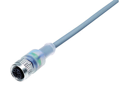 自动化技术.传感器和执行器--直头孔头电缆连接器_763_2_KD_SK_LED_PVC